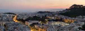Athens due south